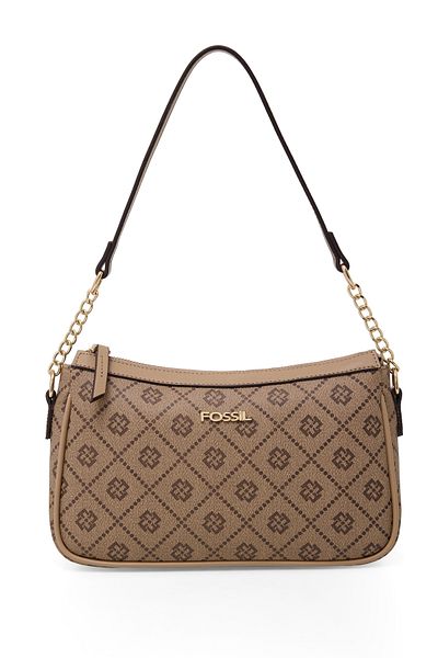 Fossil Women's Mink Shoulder Bag with Trams 05Fs22Y277