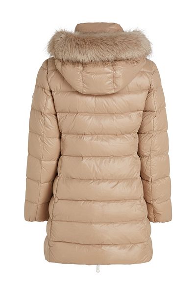Tommy Hilfiger Gloss down Tyra Coat with Fur