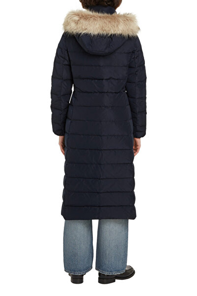 Tommy Hilfiger Dědictví dolů Tyra Maxi s kožešinou