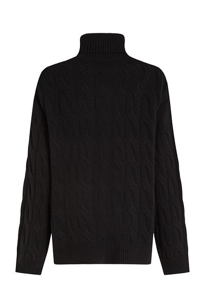 Tommy Hilfiger 100% gyapjú normál szabású garbós pulóver PULÓVER WW0WW43102 BDS
