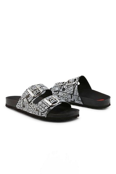 Love Moschino Сложни чехли с лого - Ja28073G1Eıj000A