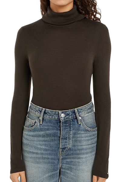 Tommy Hilfiger MERINO ROLL-NK LS PULÓVER