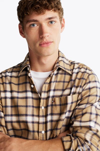 Tommy Hilfiger Bavlněná kostkovaná košile Regular Fit Pánská košile Mw0Mw36842 0Ov