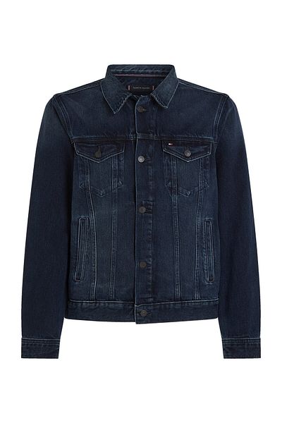 Tommy Hilfiger TRUCKER JKT RGD - Στολή με ψηλόμεσο μπλέιζερ, Azul/Μαύρο