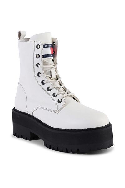 Tommy Hilfiger TJW ferde cipzáras csizma - YA6 PP W5G
