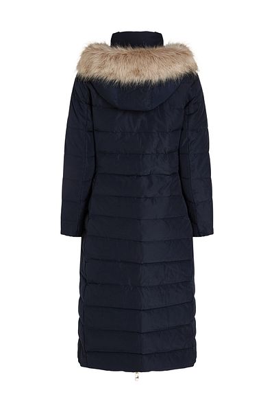 Tommy Hilfiger Dědictví dolů Tyra Maxi s kožešinou