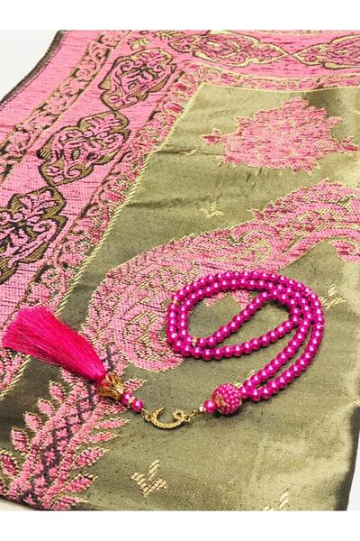 OSMANLI Pembe Hediyelik Çeyizlik Seccade Seti