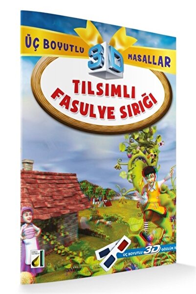 Damla Yayınevi Tılsımlı Fasulye Sırığı - Üç Boyutlu Masallar - Kolektif