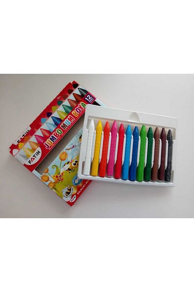 Fatih 12 Colors Jumbo Triangle Crayon