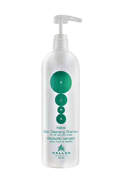 Kallos Cosmetics Deep Cleansing Shampoo for Oily Hair and Scalp 1000ml