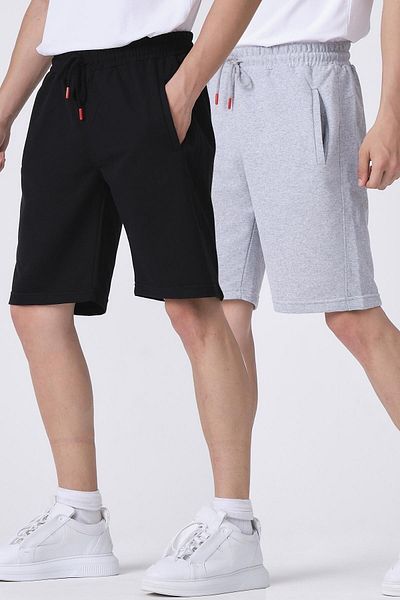 Giymoda Ανδρικό σορτς 2 Pack Bermuda Regular Fit Γκρι-Μαύρο