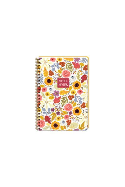 KESKİN COLOR Neat Notes Spring Time Lily 17x24 Çizgili Spiralli Defter