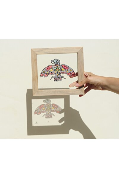 zakun design Dekoratif Vitray Boyama Çerçeve