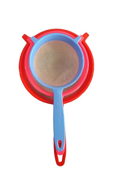 Doğuş Mutfak Plastic Milk Strainer 12-14-17 Cm Strainer Set of 3