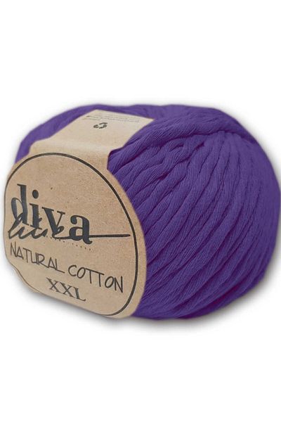 Diva İplik Diva Natural Cotton Xxl 188 Μωβ