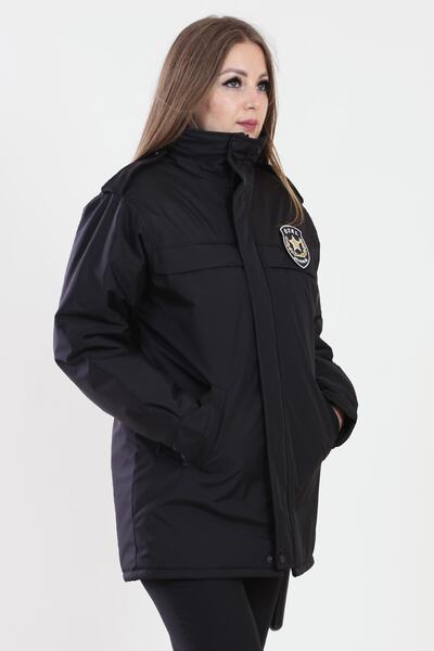 ModaCanel Moda Canel Bayan Güvenlik Kaban Sırt Nakışlı