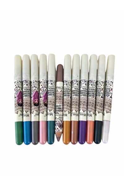 AİLY COSMETİCS Miss 12'li Jumbo Kalem Far