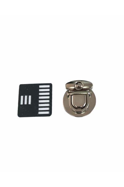 Generic Brand Bag Lock Silver 8 (1 Piece)