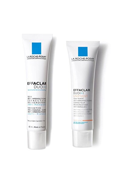 La Roche Posay Effaclar Duo Akne Kremi Ve Effaclar Duo Unifiant Kapatıcı Bakım Seti