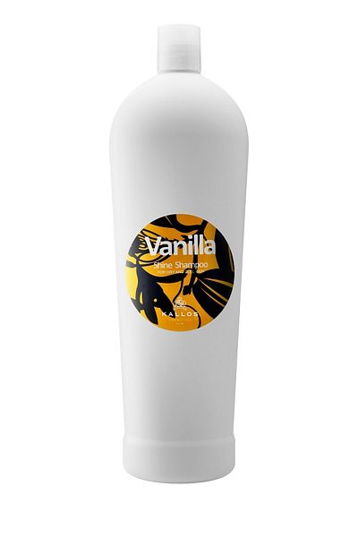 Kallos Cosmetics Vanilla Shine 1000ml Radiance Shampoo for Dry and Matte Hair
