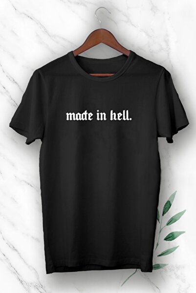 perseusshopping Tricou unisex negru cu text imprimat