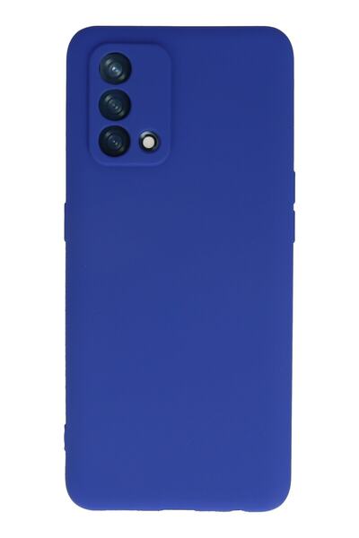 OPPO A74 4g Kılıf Premium Rubber Silikon Kapak Ankacep - Lacivert