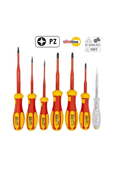 CETA FORM G99-702s Slimline Vde 1000v İzoleli Tornavida Takımı