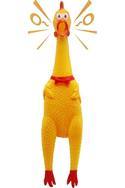 Lion Pet Köpek Için Öten Tavuk Horoz Oyuncak 27 Cm