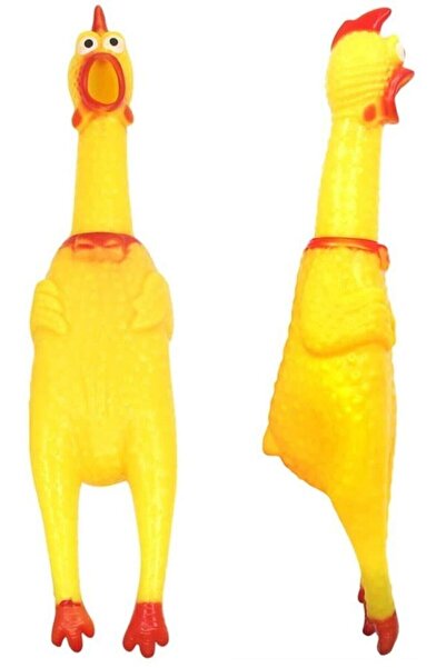 Lion Pet Köpek Için Öten Tavuk Horoz Oyuncak 27 Cm