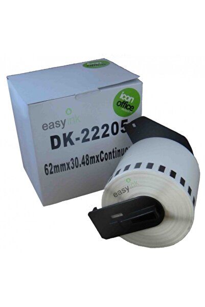Printpen Prıntpen Brother P Touch Dk Serisi Dk22205 Sürekli Etiket 62mm 30 48m