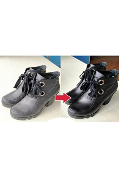 A POINT Point Care Extra Siyah Deri Boyası + Boya Sonrası Sabitleme Cilası + Deri Tamir Macunu +sünger