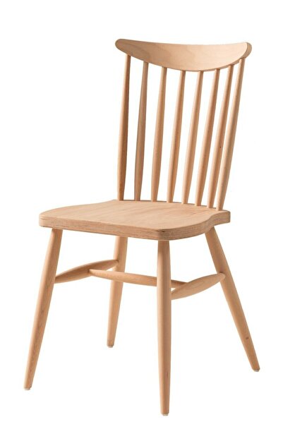 Genel Markalar Ahşap Sandalye Cilasız Ahşap Torna Sandalye