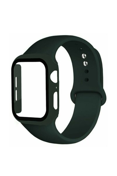 Ally Mobile Ally Apple Watch 4-5-6 44mm Silikon Kordon Kayış Ve Ekran Koruyuc...