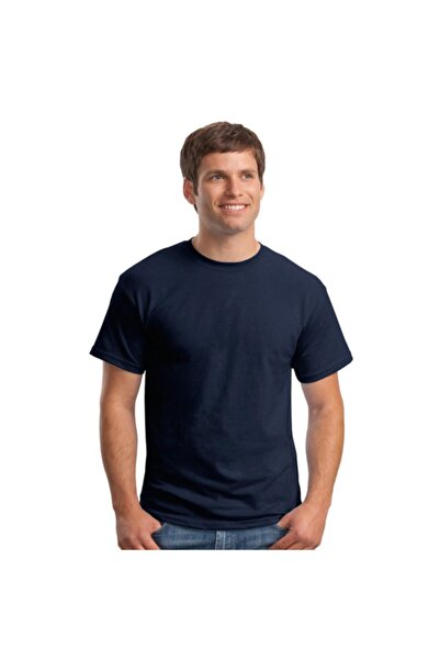 HediyeMania Tricou din bumbac bumbac moale Tricou bărbați basic Tricou bleuma...