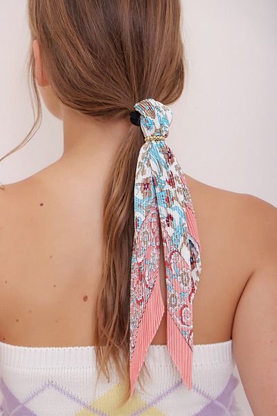 Trend Alaçatı Stili Women's Salmon Patterned Hair Accessory Bandana ALC-A2383