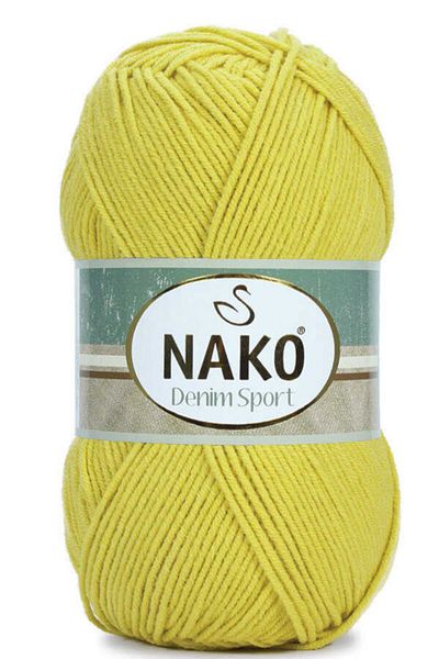 NAKO Denim Sport Κλωστή Χειροποίητης Πλέξης 10633 Κίτρινο