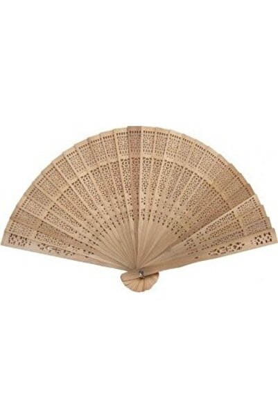 Genel Markalar Ahşap Natural Yelpaze 34 Cm * 20 Cm – Magnet, Hediyelik, Süs A...