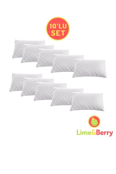 Lime and Berry Lime&Berry Set of 10 - Quilted Patterned Pillow Mattress, 50X70 cm