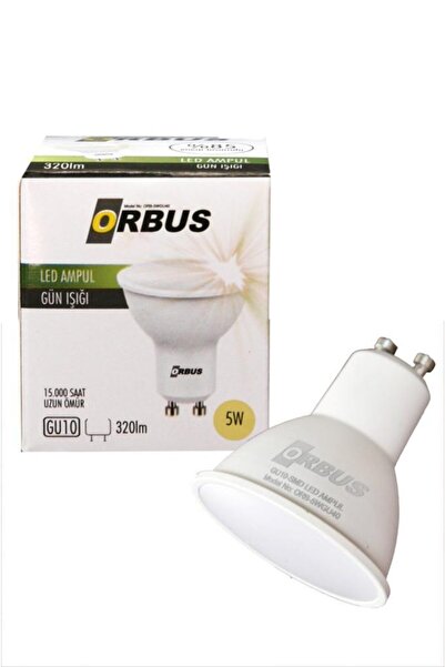ORBUS Gu10 Duylu Çanak 5w Led Ampul Starter Duylu Gün Işığı