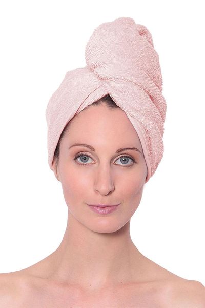 Upline Hairdry Hair Dryer Towel (23x64) - Powder