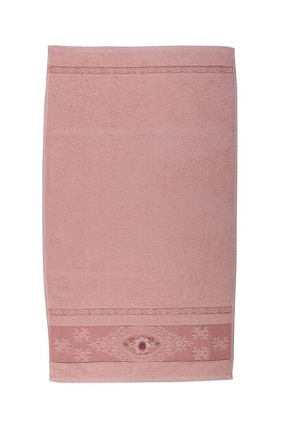 Dms Ozyigit Embroidered Towel Mink 50x90 cm