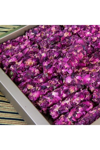 Yöresel Gaziantep New Crop Gaziantep Natural Fresh Boz Iç Pistachio Ottoman Style Rose Petal Wick Turkish Delight 1 kg