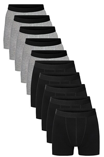 BLACK SWALLOW Ανδρικά βαμβακερά εσώρουχα Lycra 10 τεμαχίων