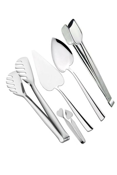 Nehir Stainless Steel 5-Piece Cake Serving Set