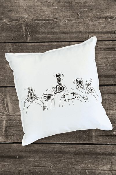 Yaprak Hediyelik Newspapers and Press Feast Designed Pillow