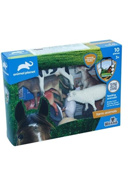 Vardem Kutuda 10 Parça Hayvan Seti - Çiftlik Hayvanları