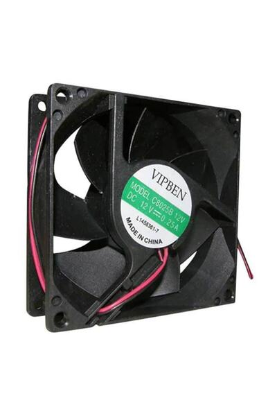 Powermaster 8x8 Cm 80*80*25mm 12 Volt Fan