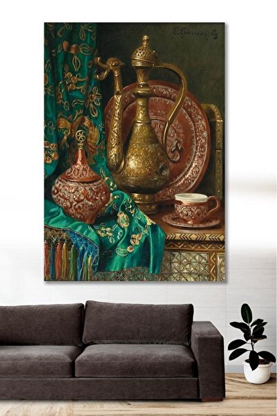 Piri Kanvas Tablo Geleneksel Dekoratif Kanvas Tablo