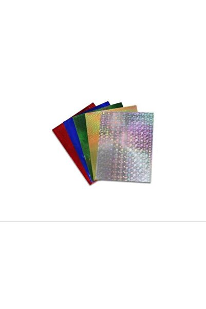 Puti Hologramlı Fon Kartonu 50*70cm Karışık Renk. 10 Lu Paket.