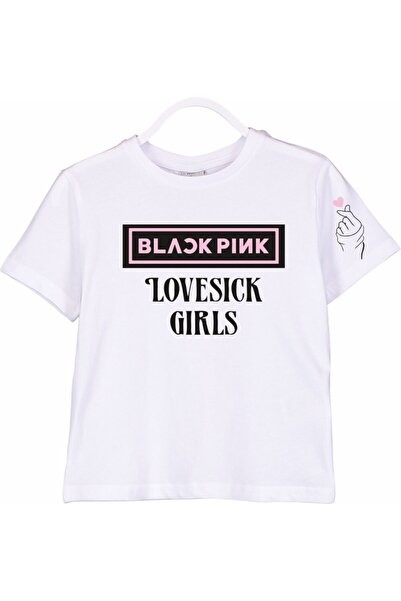 venüsdijital Crna roza Blackpink model 3 Štampano dečija majica